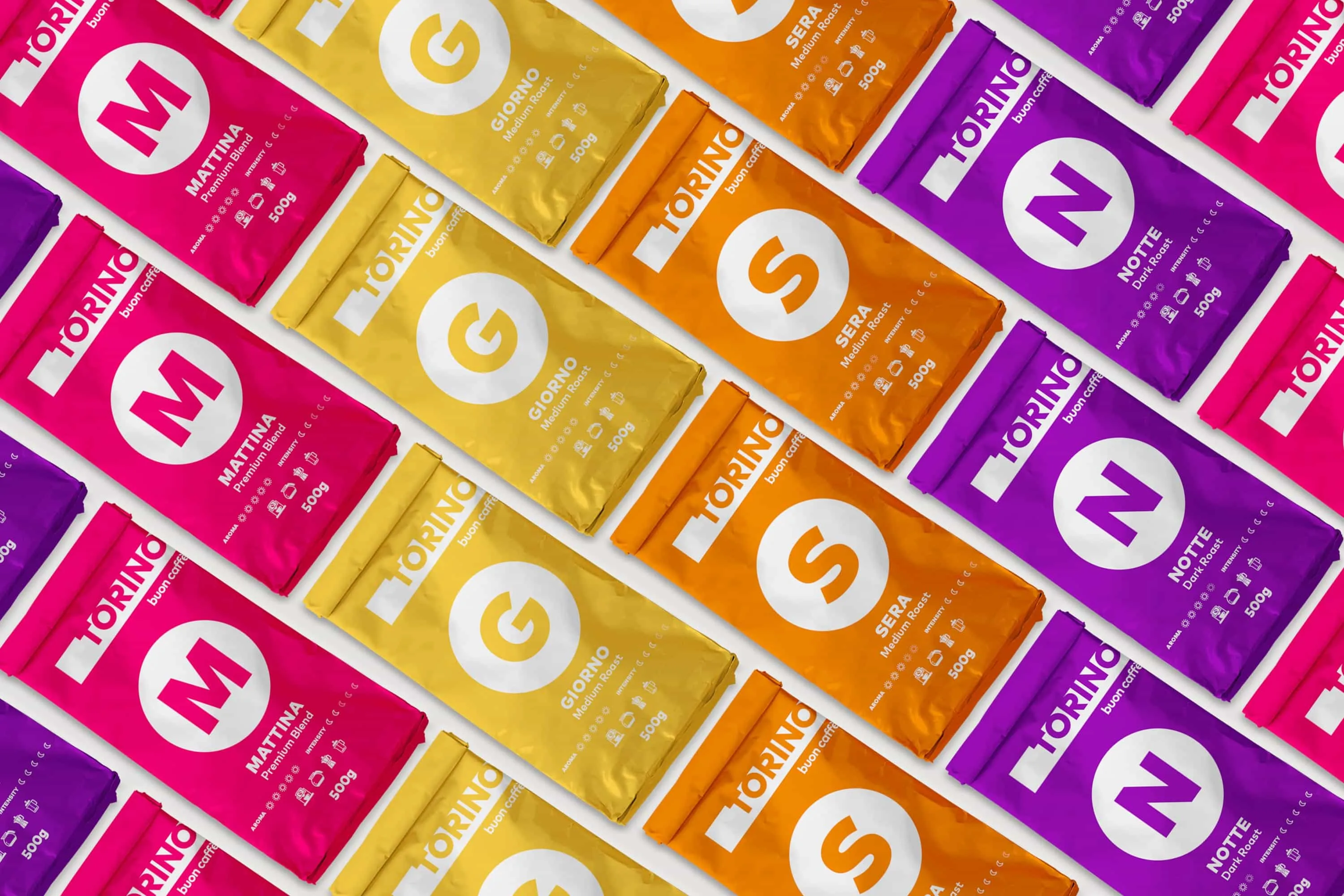 Packaging Design 66 08 Torino 4 coffee all